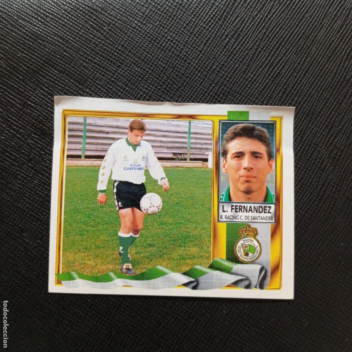 Cromos de f&uacute;tbol: LUIS FERNADEZ RACING SANTANDER ESTE 1995 1996 CROMO FUTBOL 95 96 - VENTANILLA - A39 PG100 COLOCA