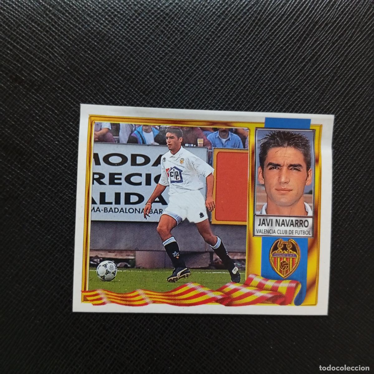Cromos de f&uacute;tbol: JAVI NAVARRO VALENCIA ESTE 1995 1996 CROMO FUTBOL 95 96 - VENTANILLA - A39 PG118 COLOCA
