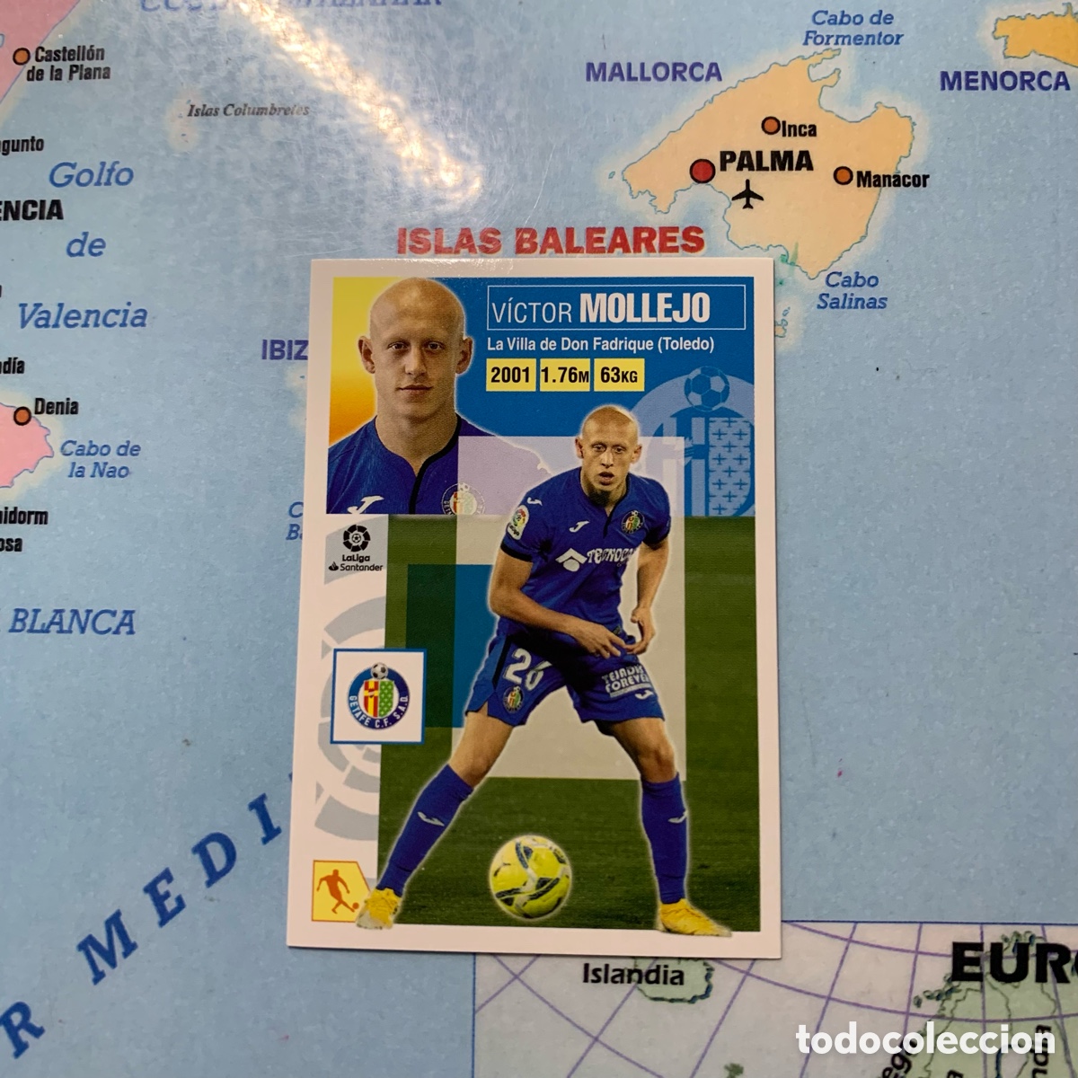 Cromos de f&uacute;tbol: Mollejo &uacute;ltimo fichaje n&uacute;mero 63 cromo liga este 20-21 2020-2021