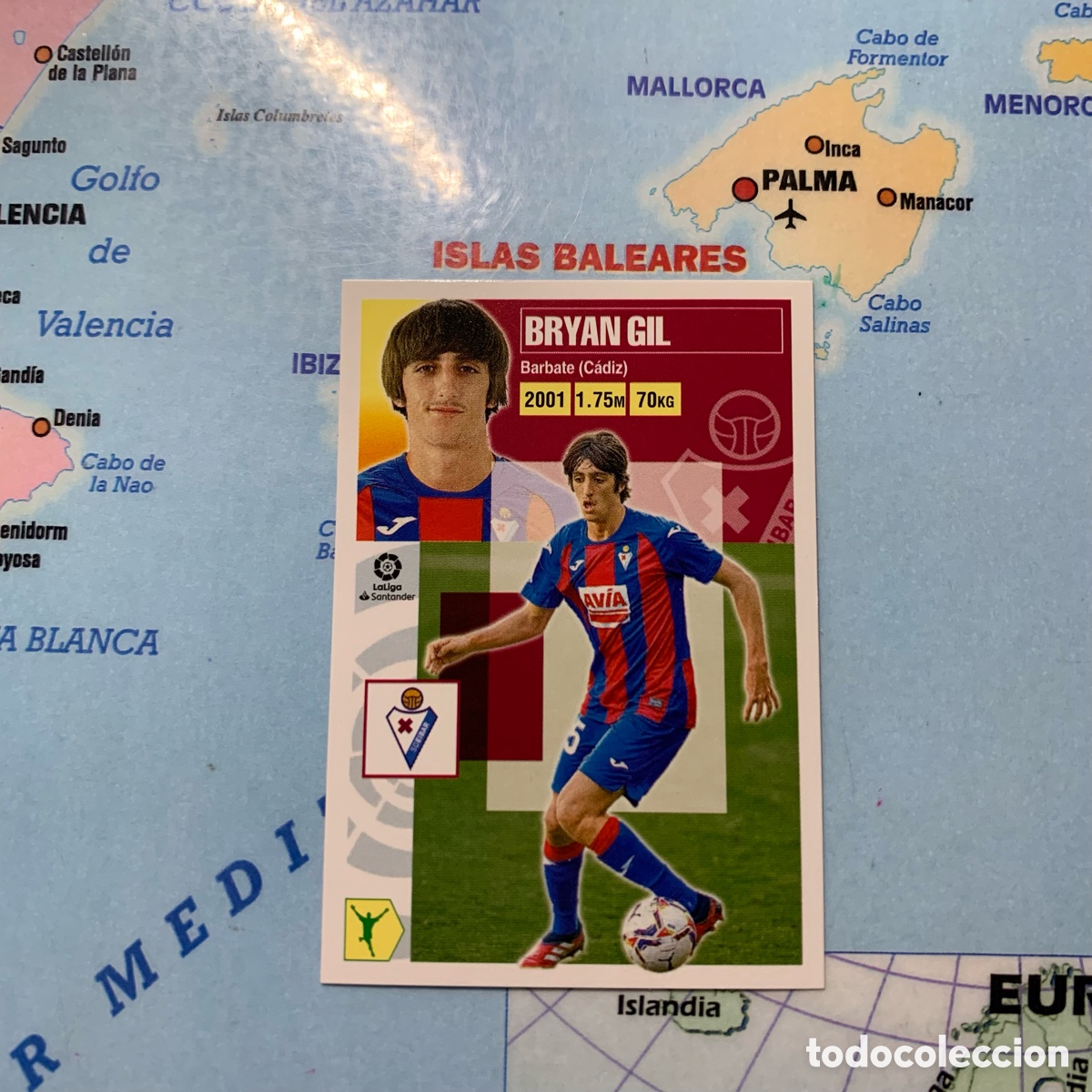 Cromos de f&uacute;tbol: Bryan Gil ultimo fichaje n&uacute;mero 66 cromo liga este 20-21 2020-2021