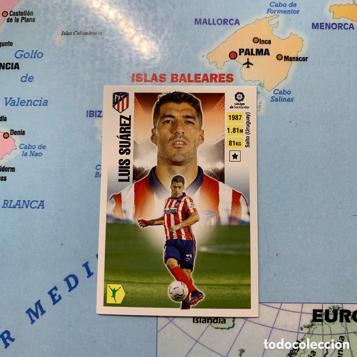 Cromos de f&uacute;tbol: Luis Su&aacute;rez ultimo fichaje top n&uacute;mero 70 cromo liga este 20-21 2020-2021