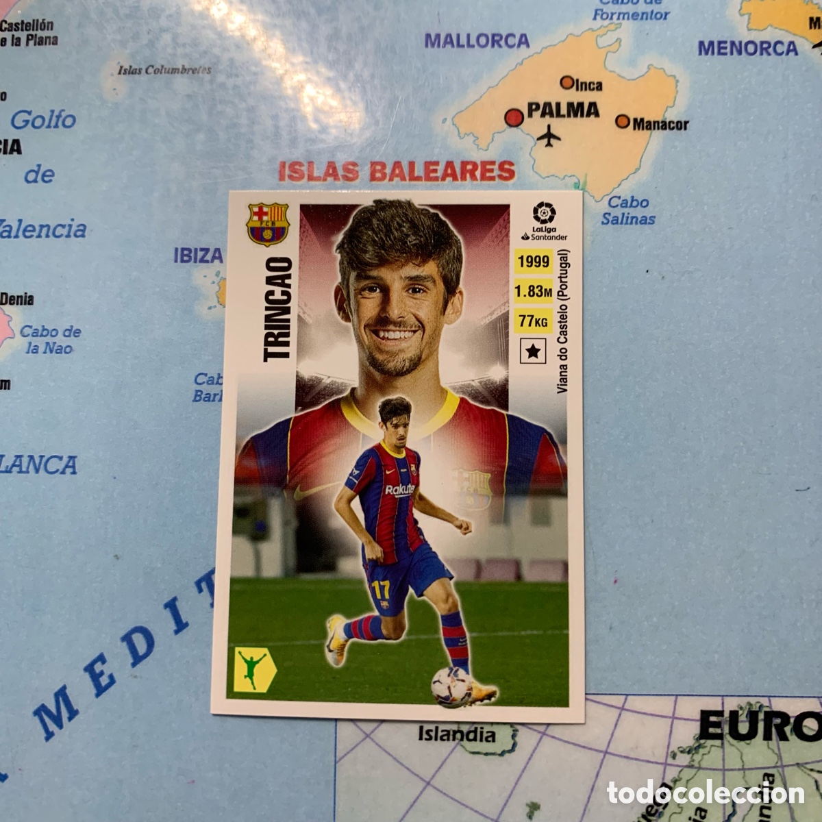 Cromos de f&uacute;tbol: Trincao ultimo fichaje top n&uacute;mero 71 cromo liga este 20-21 2020-2021