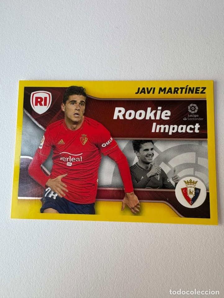 Figurine di Calcio: Cromo Javi Mart&iacute;nez Rookie Impact Osasuna 4 Liga Este 2021-22