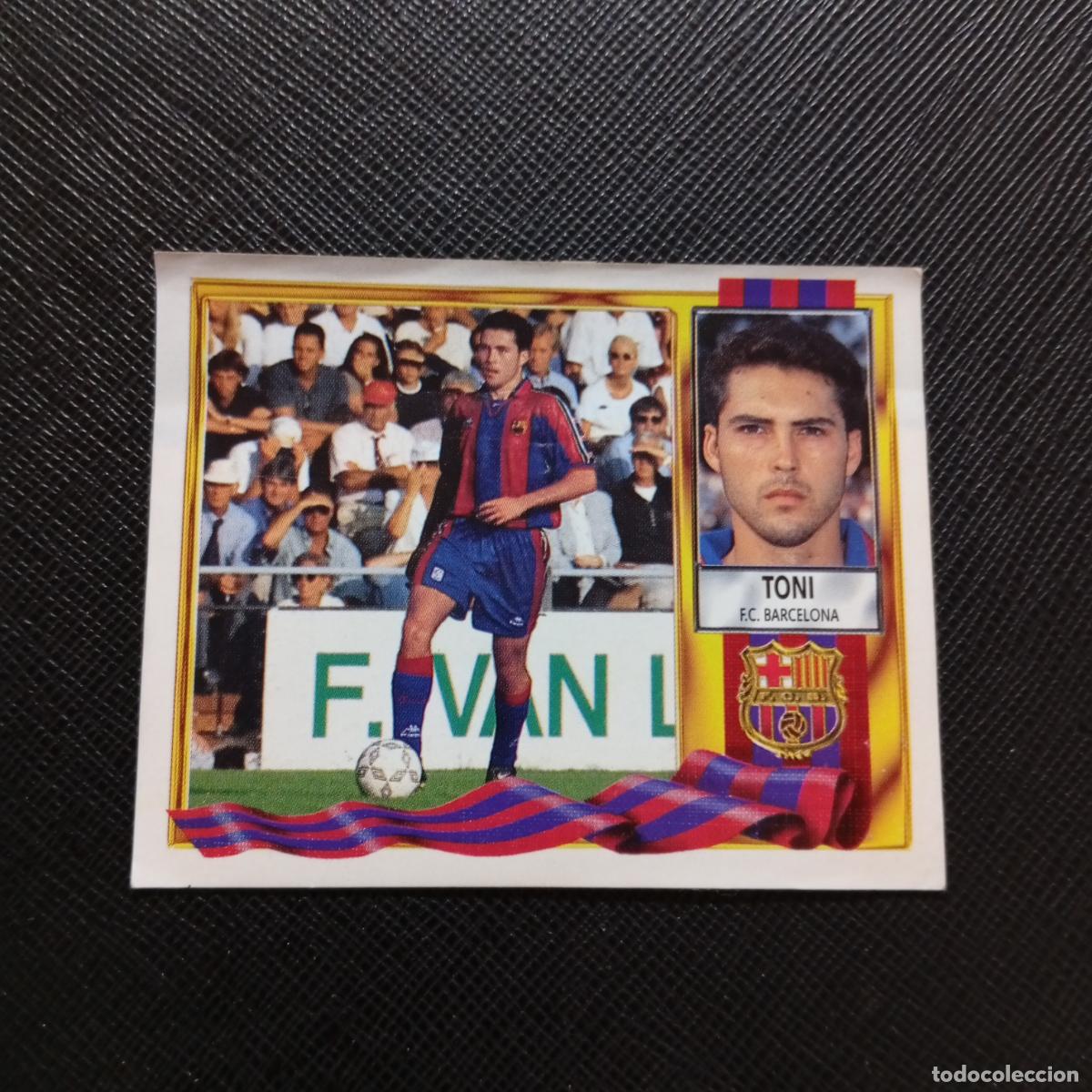 Cromos de f&uacute;tbol: TONI BARCELONA ESTE 1995 1996 CROMO FUTBOL 95 96 - VENTANILLA - COLOCA