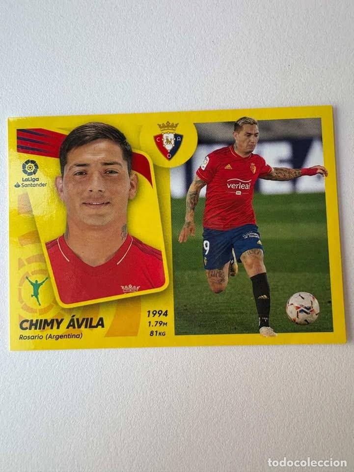 Cromos de f&uacute;tbol: Cromo Chimy &Aacute;vila Osasuna 19 Liga Este 2021-22