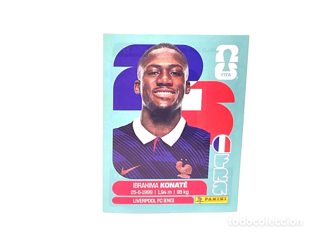Cromos de f&uacute;tbol: FRANCIA/FRA. N&ordm;6. IBRAHIMA KONATE. FIFA WORLD CUP 2026.PANINI