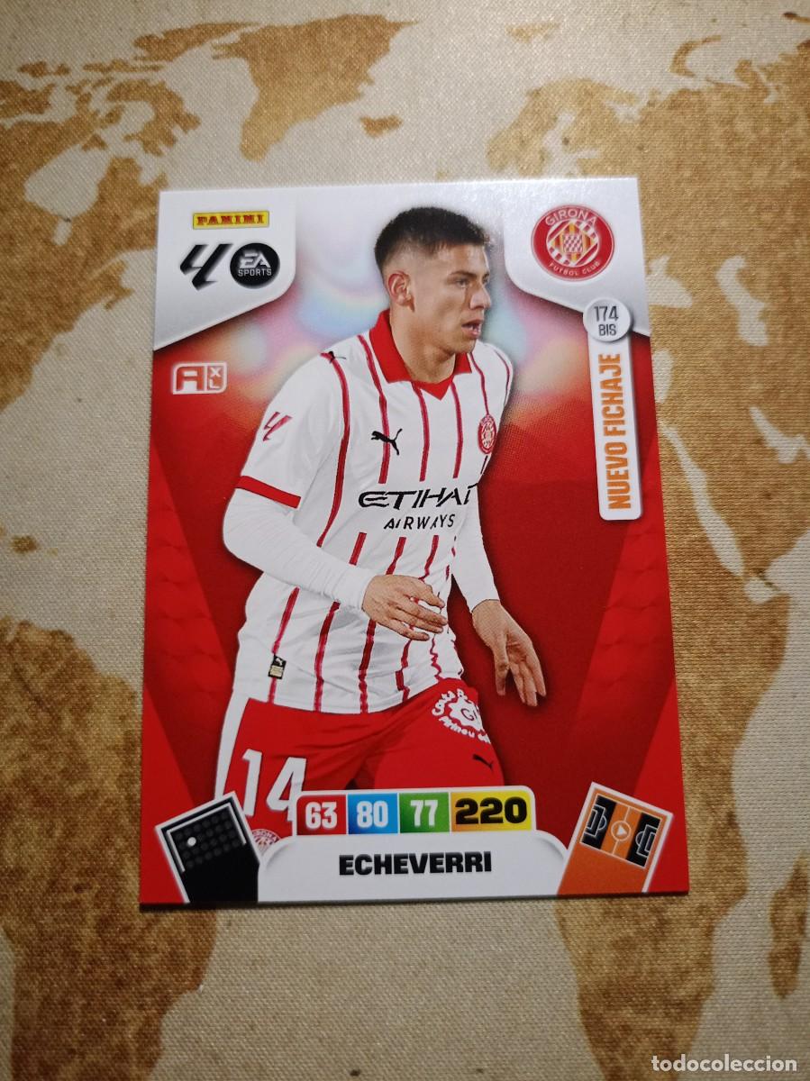 Cromos de f&uacute;tbol: Girona 174 bis ECHEVARRI Adrenalyn 2025-26