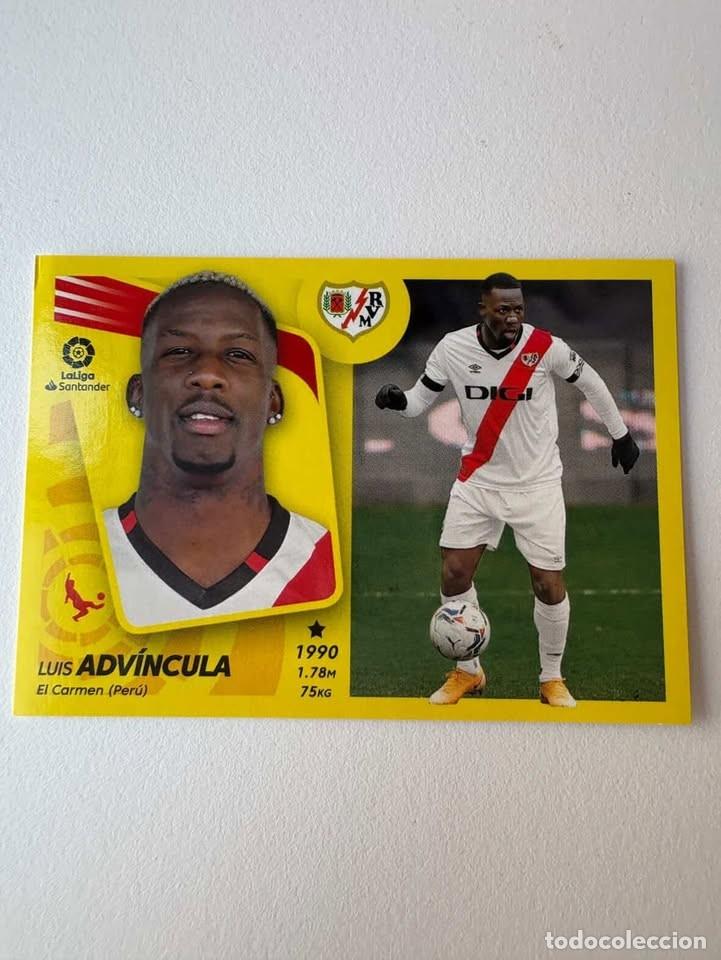 Cromos de f&uacute;tbol: Cromo Luis Adv&iacute;ncula Rayo Vallecano 7 Liga Este 2021-22