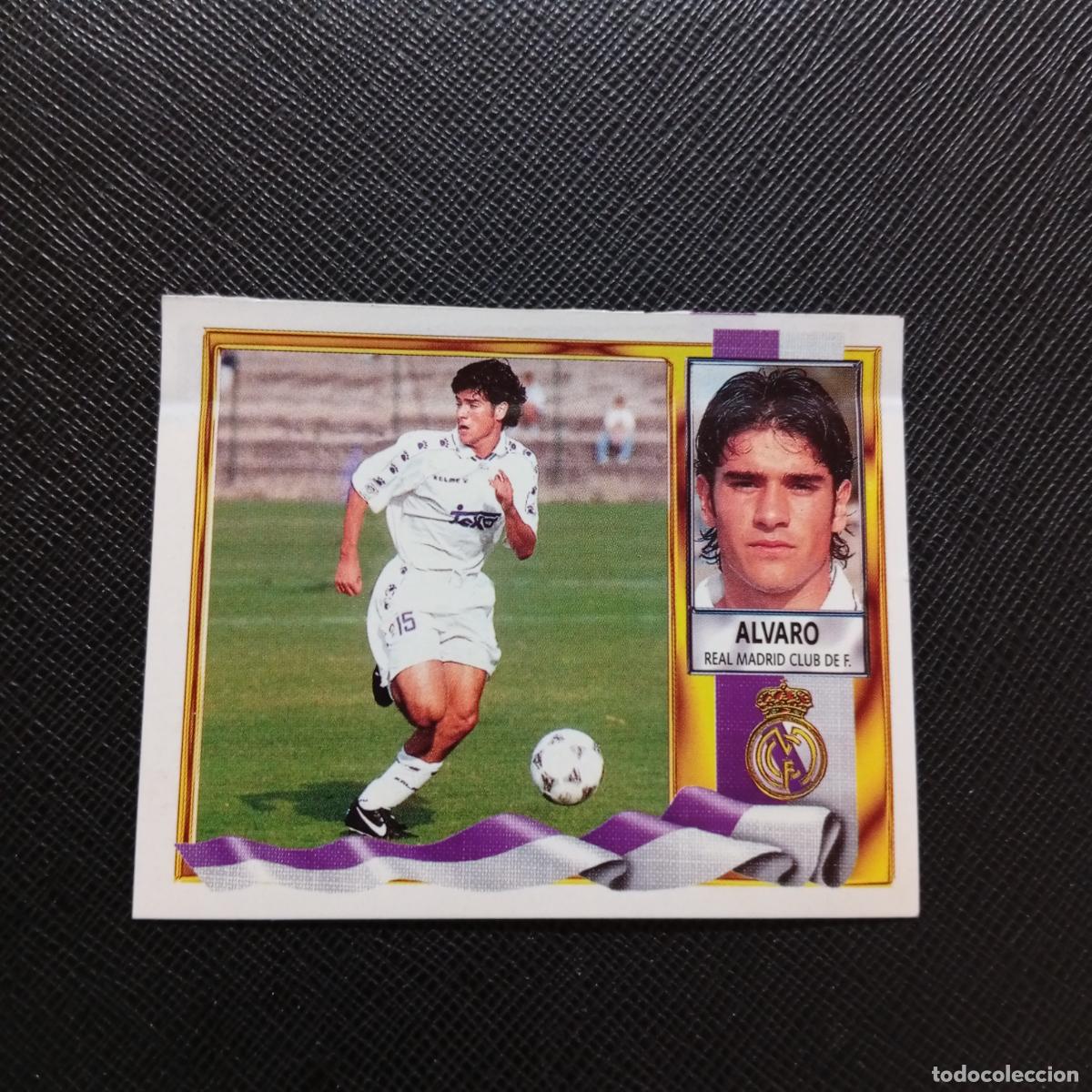Cromos de f&uacute;tbol: ALVARO REAL MADRID ESTE 1995 1996 CROMO FUTBOL 95 96 - VENTANILLA - COLOCA