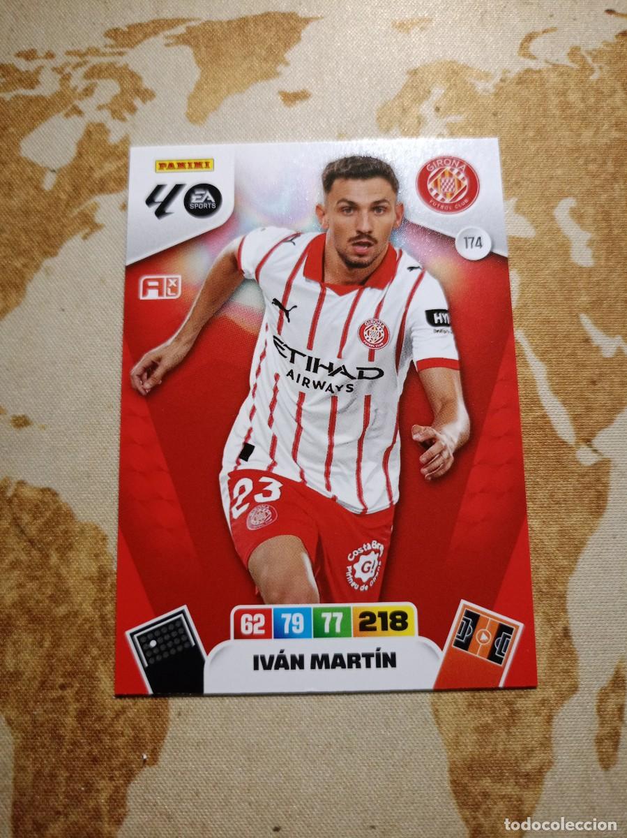 Cromos de f&uacute;tbol: Girona 174 IV&Aacute;N MART&Iacute;N Adrenalyn 2025-26