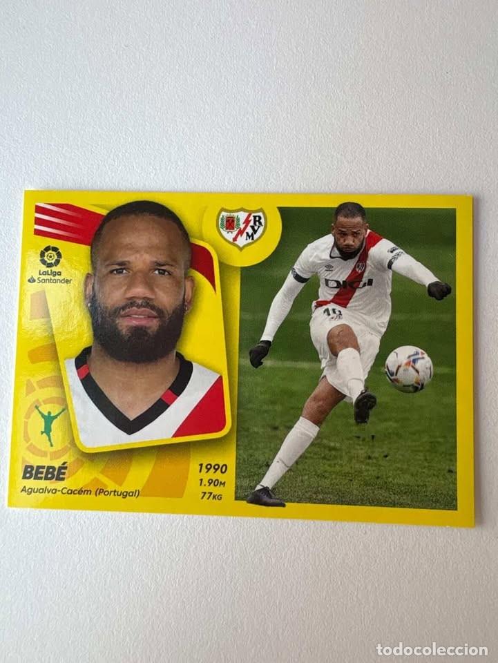 Cromos de f&uacute;tbol: Cromo Beb&eacute; Rayo Vallecano 17 Liga Este 2021-22
