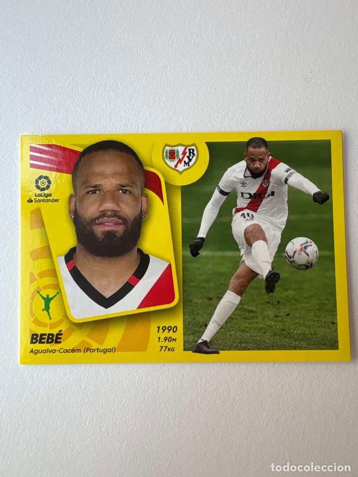 Cromos de f&uacute;tbol: Cromo Beb&eacute; Rayo Vallecano 17 Liga Este 2021-22