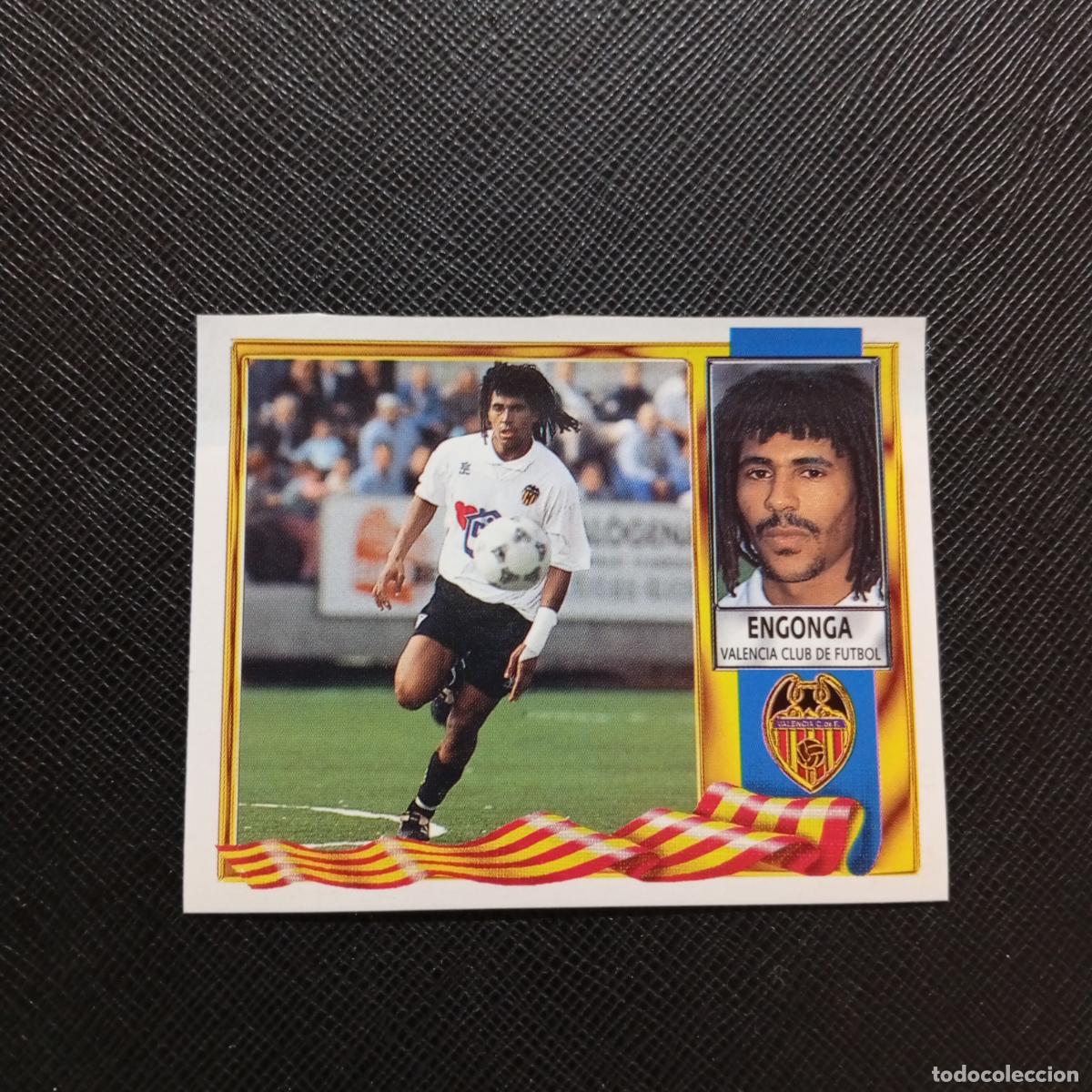Cromos de f&uacute;tbol: ENGONGA VALENCIA ESTE 1995 1996 CROMO FUTBOL 95 96 - VENTANILLA - COLOCA