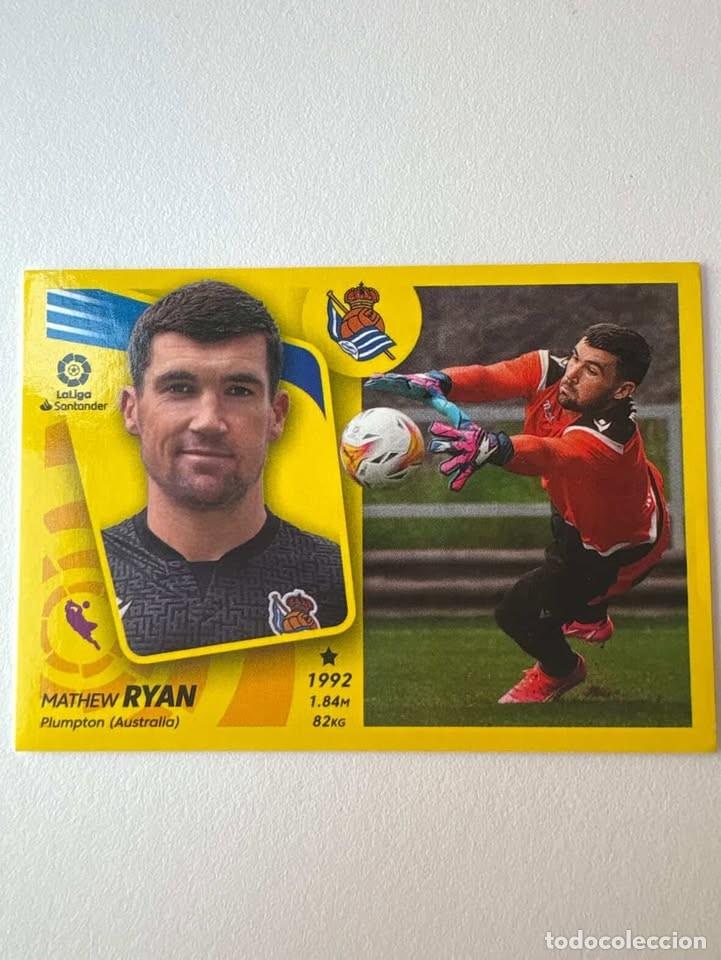 Cromos de f&uacute;tbol: Cromo Mathew Ryan Real Sociedad 6 Liga Este 2021-22
