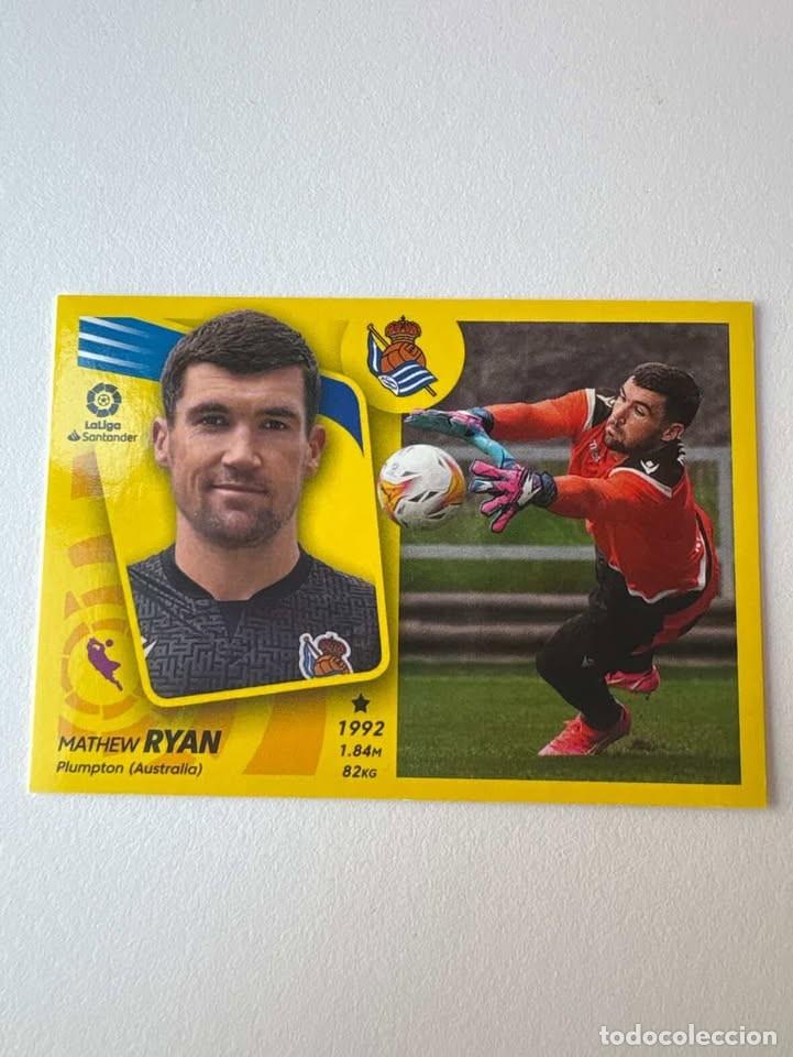 Cromos de f&uacute;tbol: Cromo Mathew Ryan Real Sociedad 6 Liga Este 2021-22