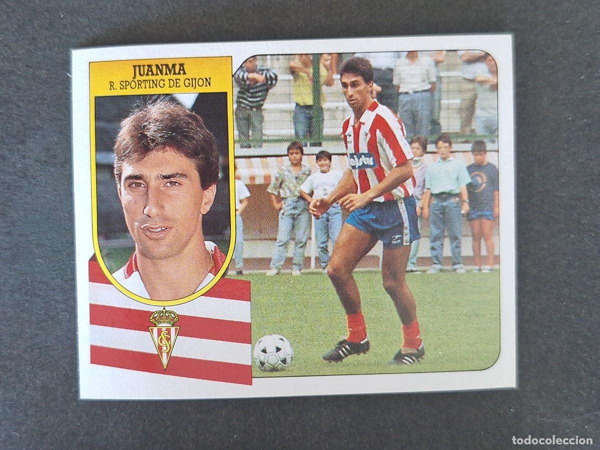 Cartes &agrave; collectionner de Football: L3 JUANMA SPORTING DE GIJON LIGA ESTE 1991 1992 91 92 CARTON SIN PEGAR NUNCA PEGADO