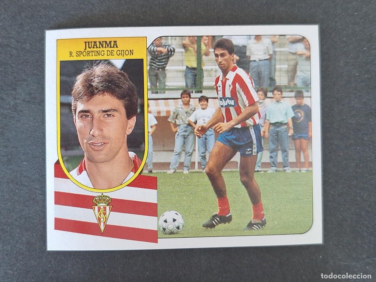 Cartes &agrave; collectionner de Football: L3 JUANMA SPORTING DE GIJON LIGA ESTE 1991 1992 91 92 CARTON SIN PEGAR NUNCA PEGADO