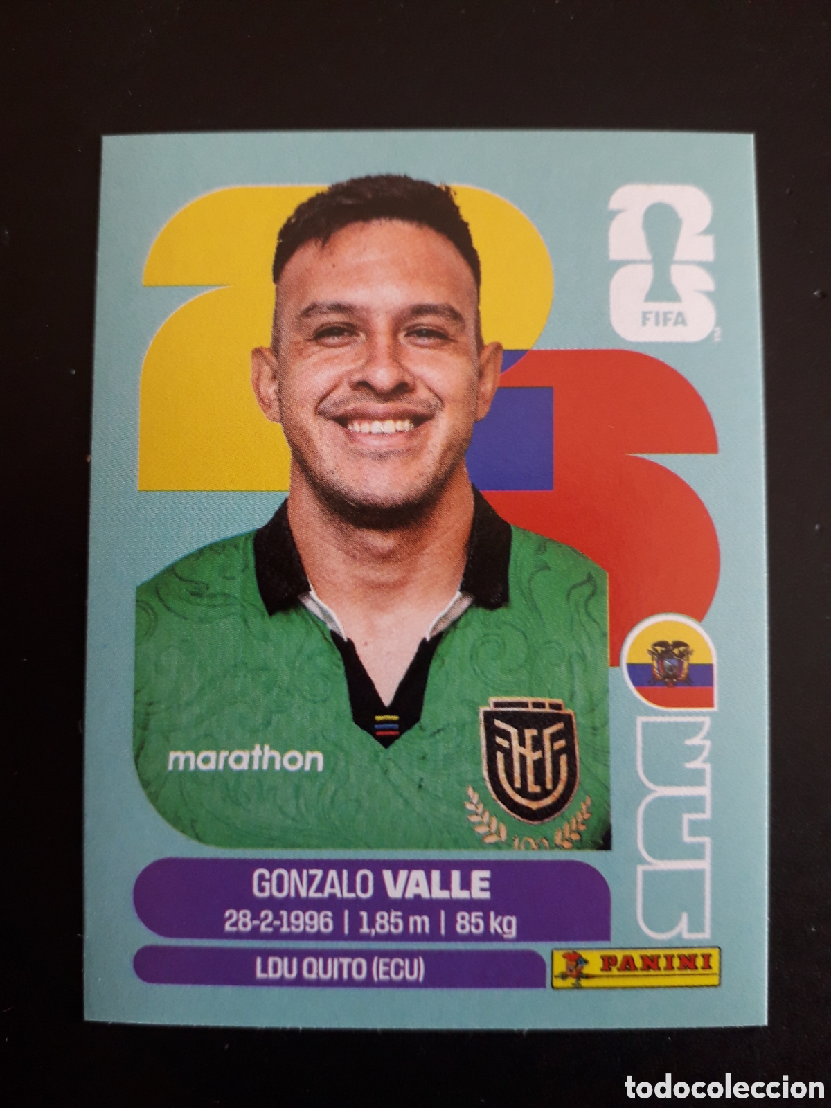 Cartes &agrave; collectionner de Football: VALLE ECUADOR ECU 3 MUNDIAL F&Uacute;TBOL 2026 FIFA WORLD CUP PANINI SIN PEGAR PEDIDO M&Iacute;NIMO 3&euro;