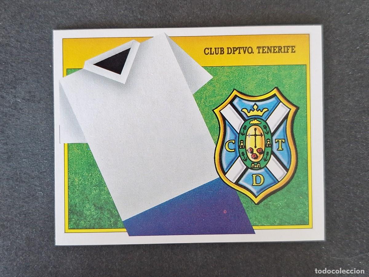 Cartes &agrave; collectionner de Football: L3 ESCUDO C. D. TENERIFE LIGA ESTE 1991 1992 91 92 CARTON SIN PEGAR NUNCA PEGADO