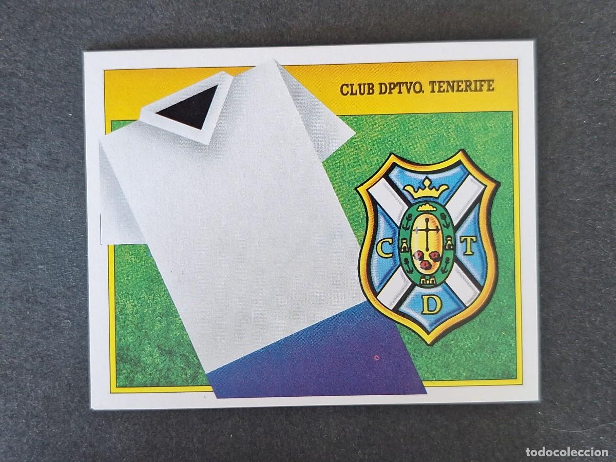 Cartes &agrave; collectionner de Football: L3 ESCUDO C. D. TENERIFE LIGA ESTE 1991 1992 91 92 CARTON SIN PEGAR NUNCA PEGADO