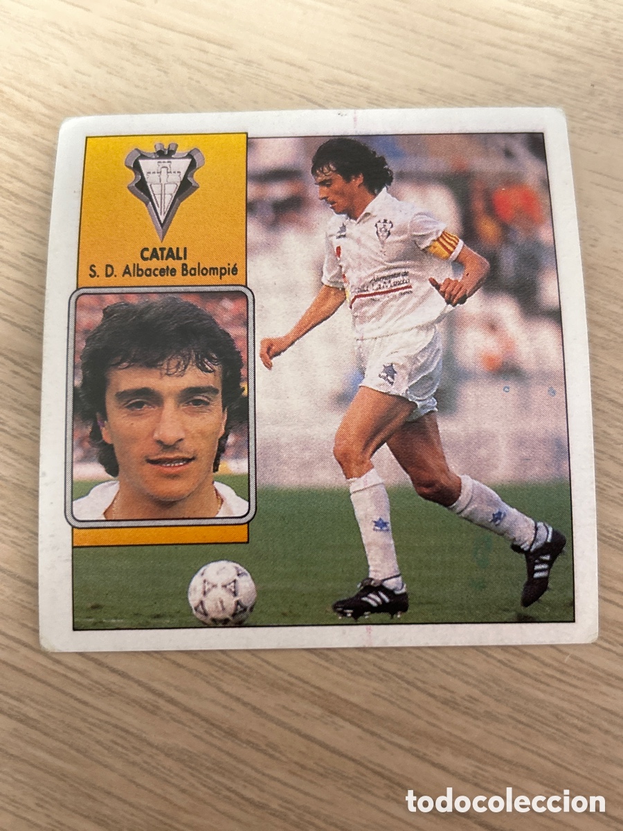 Cartes &agrave; collectionner de Football: CATALI ALBACETE BALOMPIE LIGA ESTE 1992 1993 92 93 NUNCA PEGADO SIN PEGAR