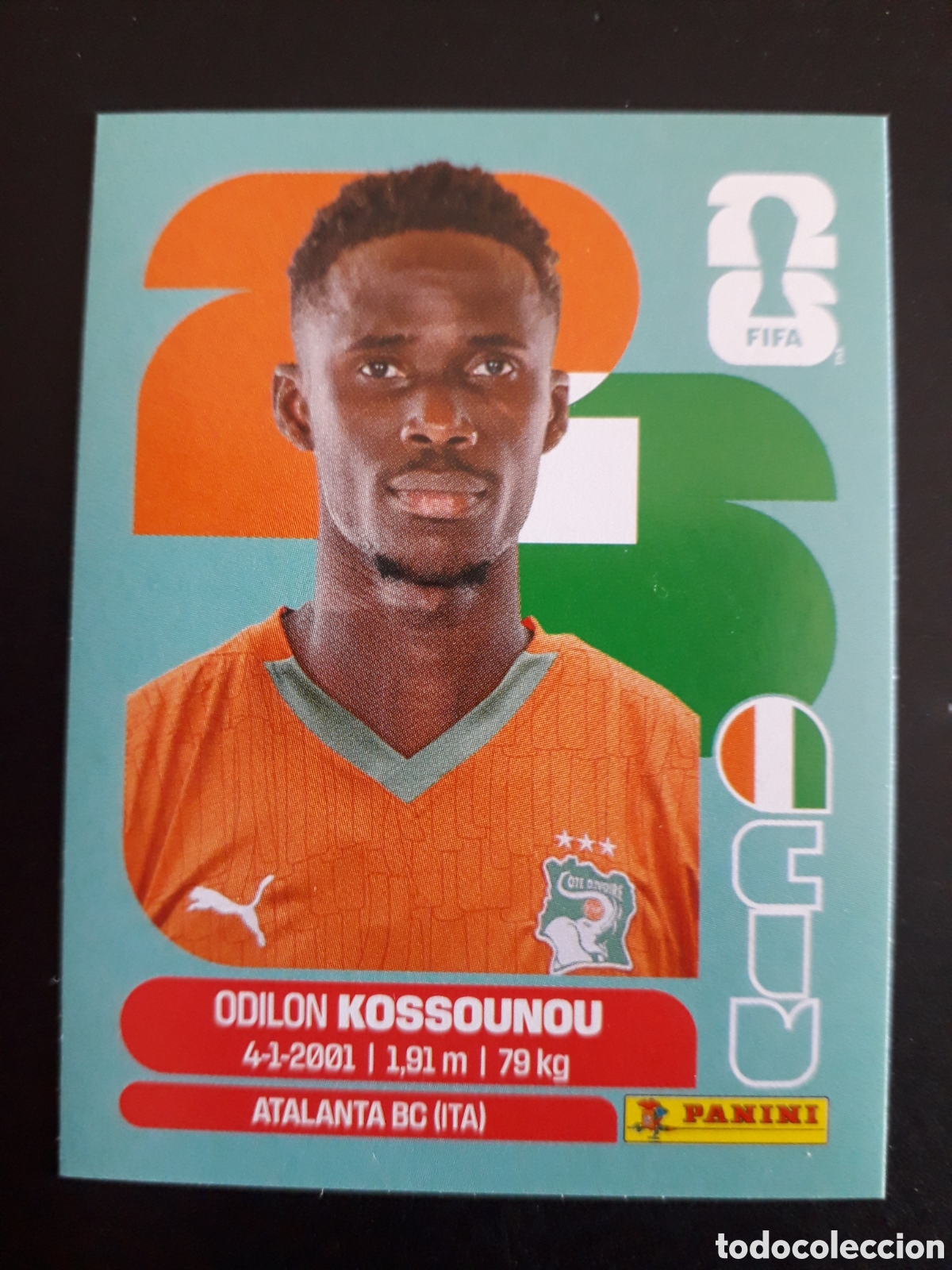 Cromos de f&uacute;tbol: KOSSOUNOU COSTA DE MARFIL CIV 5 MUNDIAL F&Uacute;TBOL 2026 FIFA WORLD CUP PANINI SIN PEGAR PEDIDO M&Iacute;NIMO 3&euro;