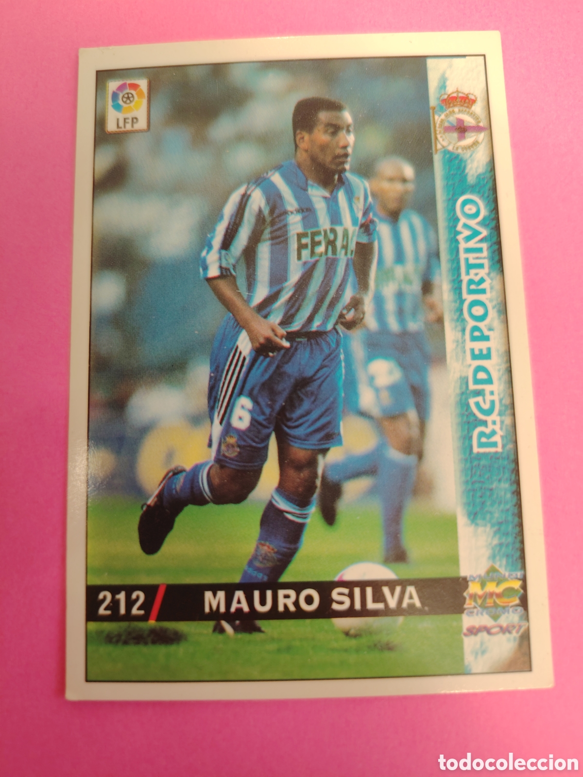 Cromos de f&uacute;tbol: DEPORTIVO-N&deg;212-MAURO SILVA-MUNDICROMO FICHAS DE LA LIGA 1998 1999 98 99