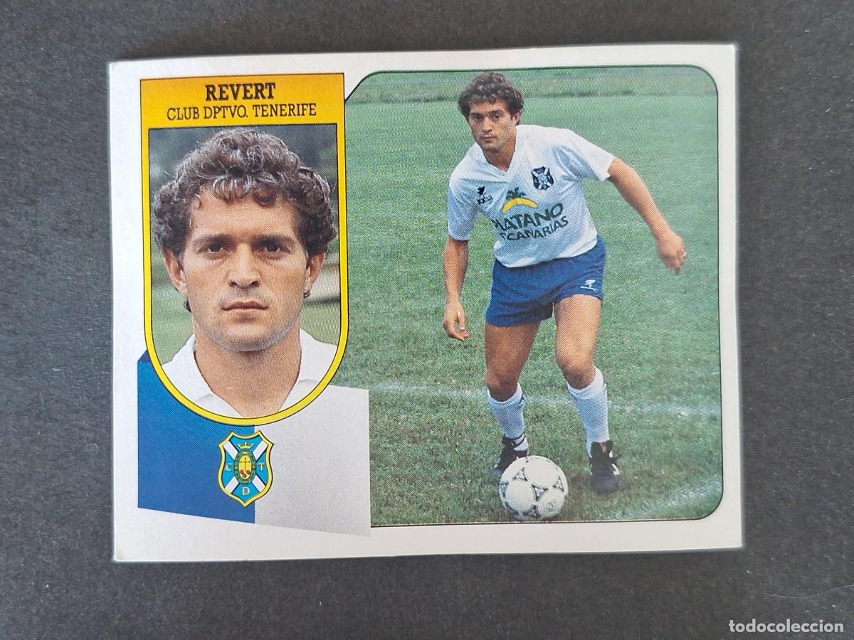 Cromos de f&uacute;tbol: L3 REVERT C. D. TENERIFE LIGA ESTE 1991 1992 91 92 CARTON SIN PEGAR NUNCA PEGADO