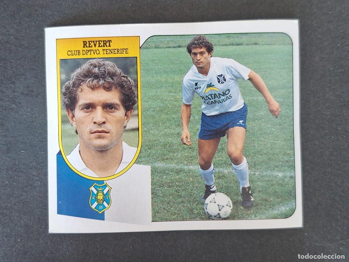 Cromos de f&uacute;tbol: L3 REVERT C. D. TENERIFE LIGA ESTE 1991 1992 91 92 CARTON SIN PEGAR NUNCA PEGADO