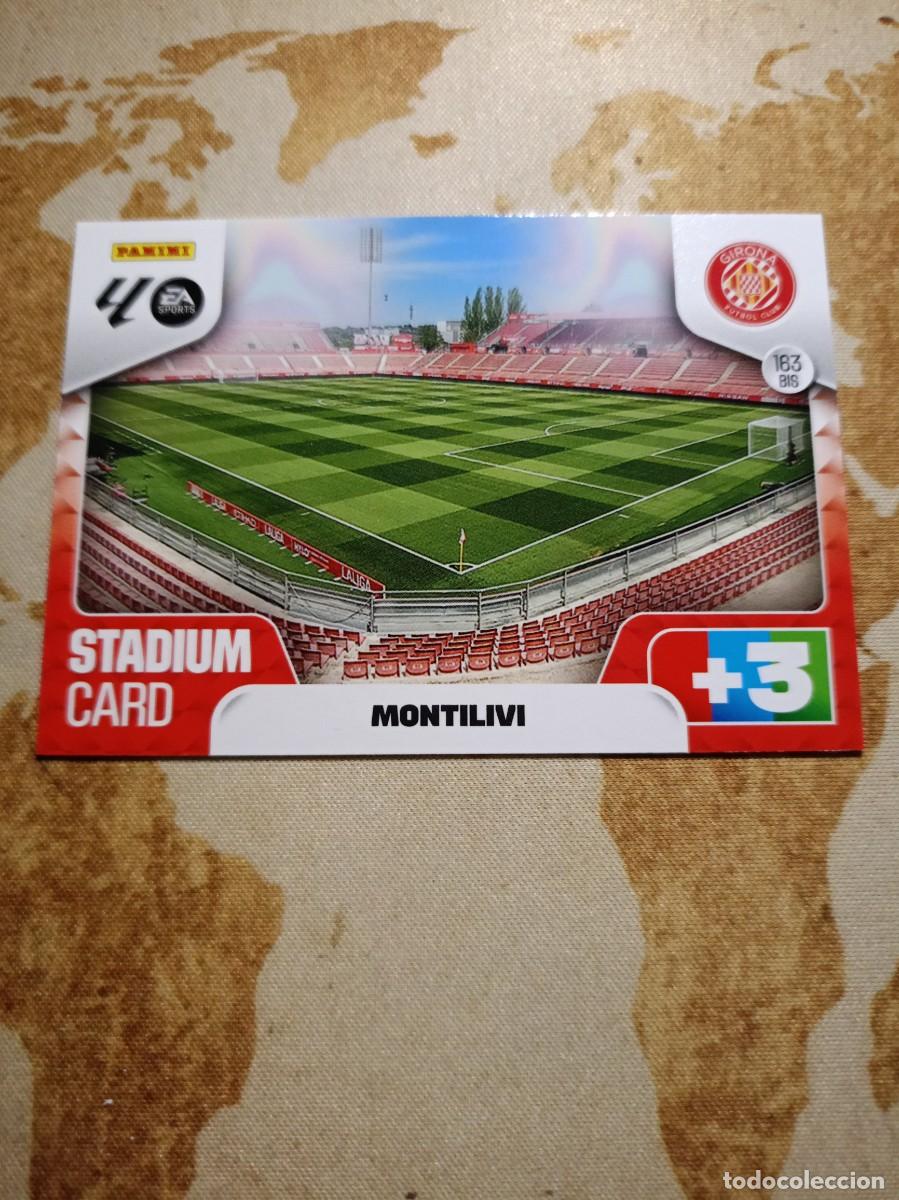 Cromos de f&uacute;tbol: Girona 163 bis ESTADIO MONTILIVI Adrenalyn 2025-26