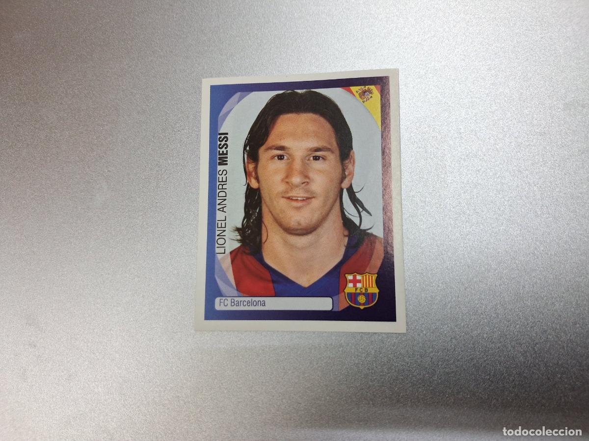 Cromos de f&uacute;tbol: CROMO TARJETA MESSI FC BARCELONA 58 UEFA CHAMPIONS LEAGUE PANINI 2007 2008 NUEVO