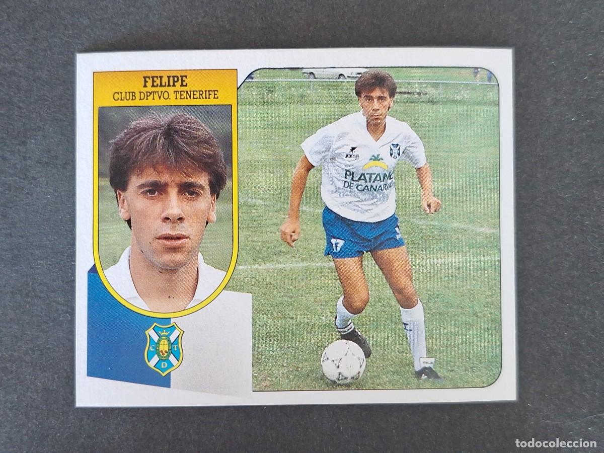 Cartes &agrave; collectionner de Football: L3 FELIPE C. D. TENERIFE LIGA ESTE 1991 1992 91 92 CARTON SIN PEGAR NUNCA PEGADO