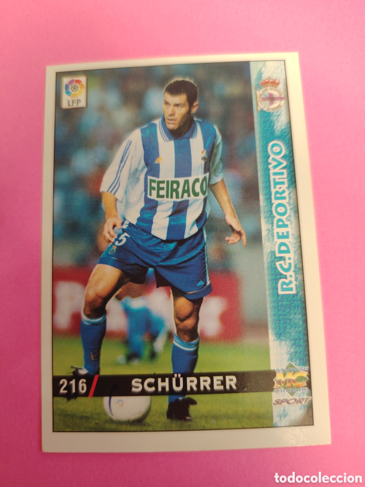 Cartes &agrave; collectionner de Football: DEPORTIVO-N&deg;216-SCH&Uuml;RRER-MUNDICROMO FICHAS DE LA LIGA 1998 1999 98 99