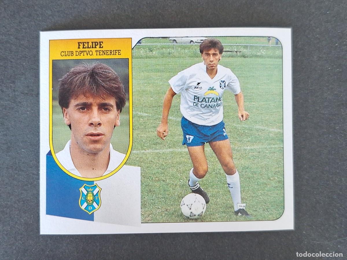 Cartes &agrave; collectionner de Football: L3 FELIPE C. D. TENERIFE LIGA ESTE 1991 1992 91 92 CARTON SIN PEGAR NUNCA PEGADO