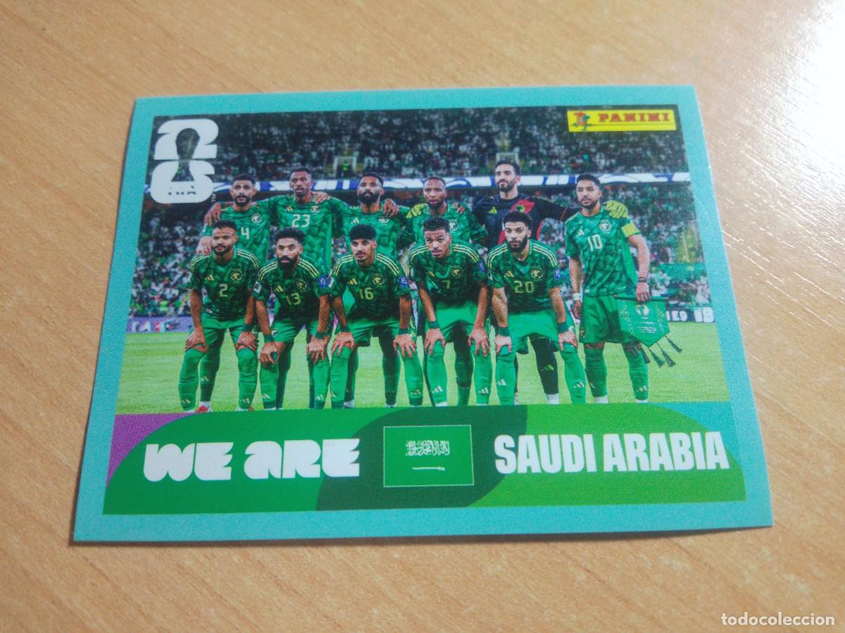 Fu&szlig;ball-Sticker: KSA 13 PLANTILLA DE ARABIA SAUDI MUNDIAL FIFA WORLD CUP 2026 26 PANINI STICKERS NUEVO
