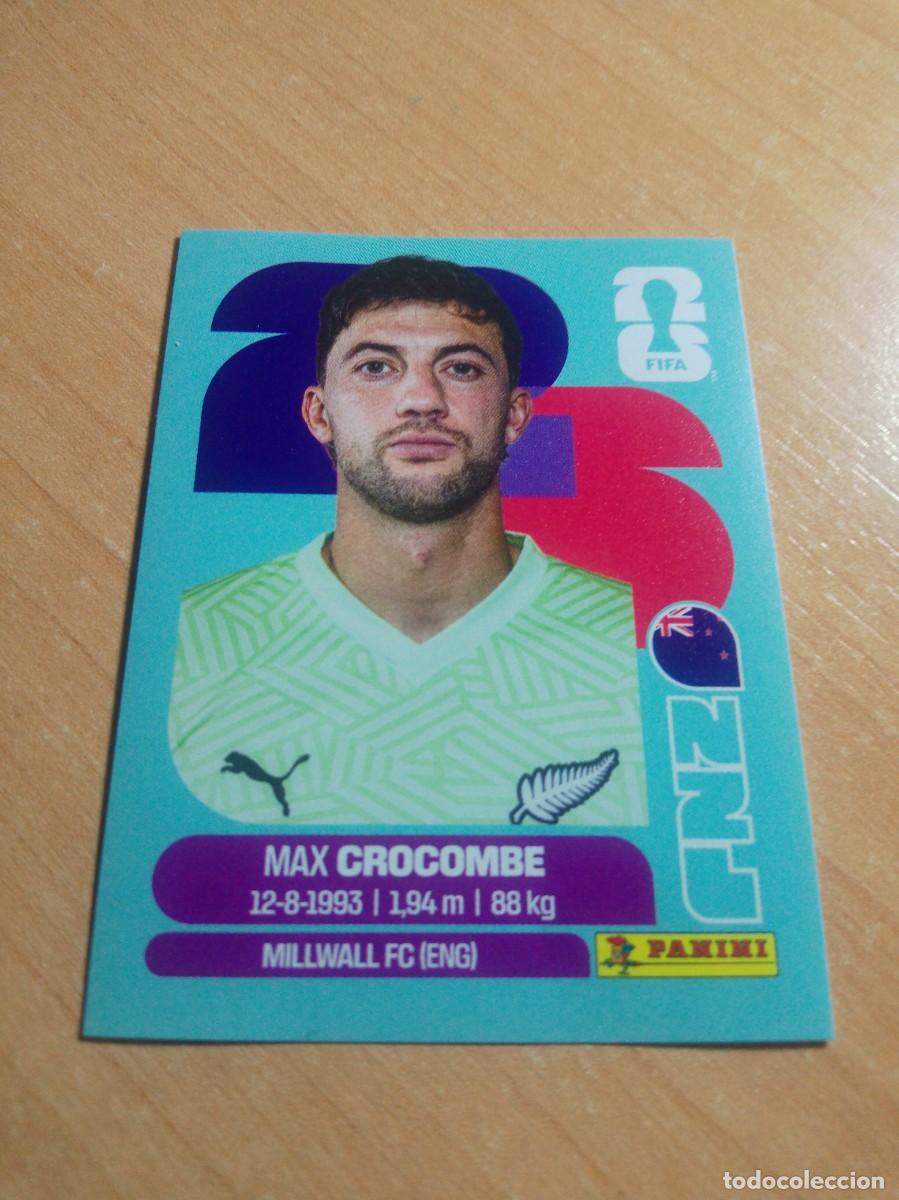 Cartes &agrave; collectionner de Football: CROCOMBE NUEVA ZELANDA NZL 2 MUNDIAL FIFA WORLD CUP 2026 26 PANINI STICKERS NUEVO