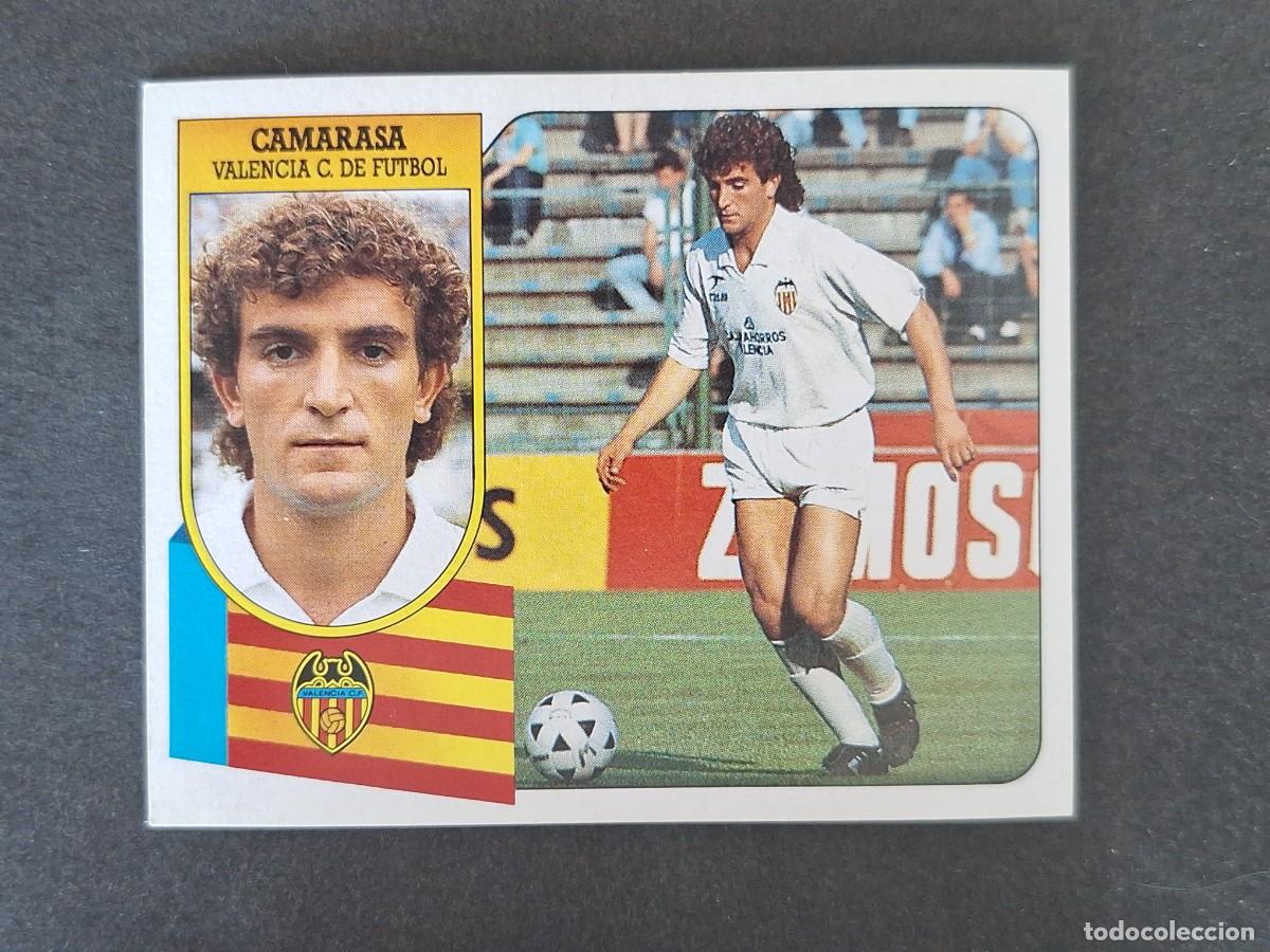Figurine di Calcio: L3 CAMARASA VALENCIA C. F. LIGA ESTE 1991 1992 91 92 CARTON SIN PEGAR NUNCA PEGADO