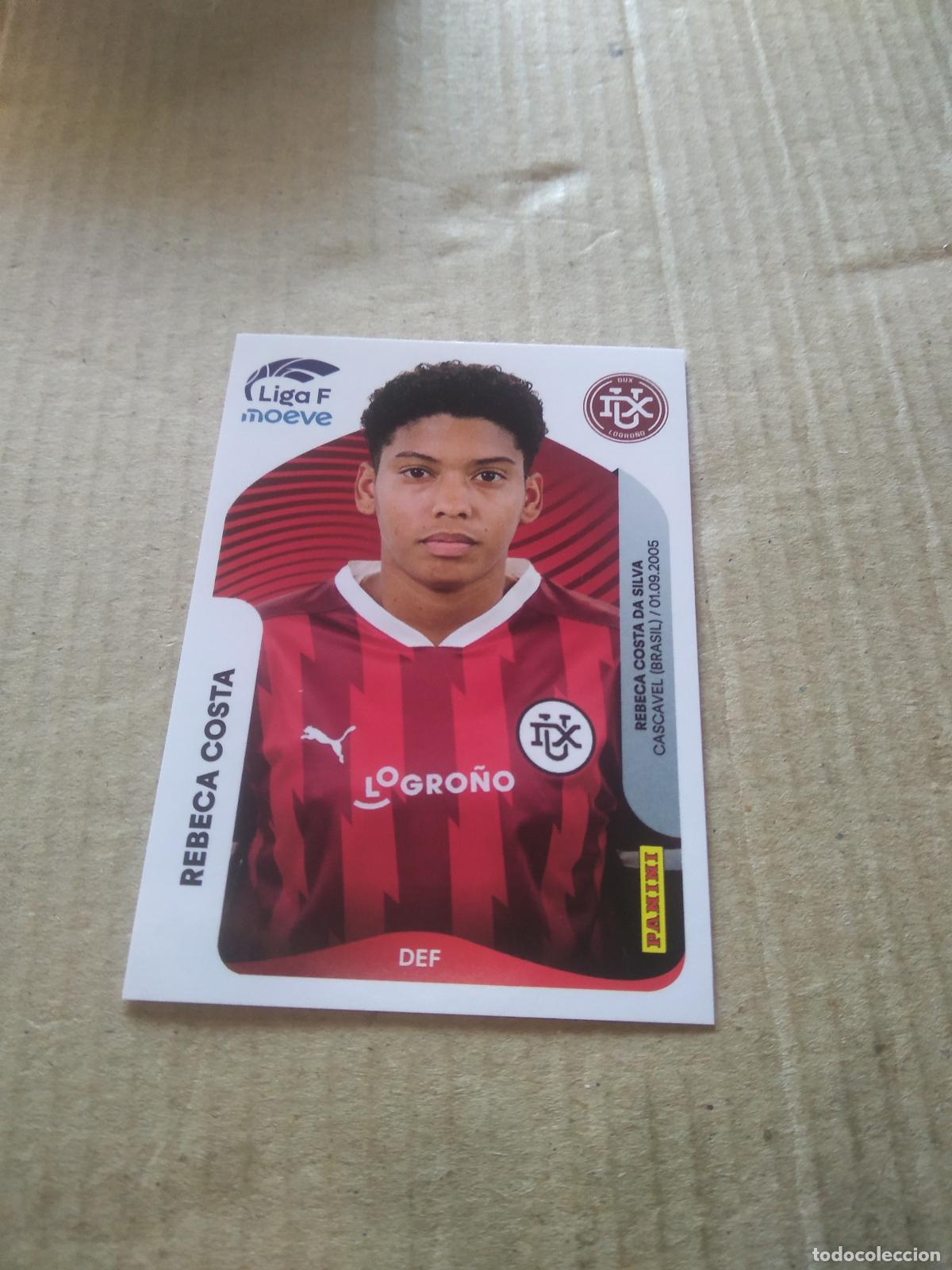 Cromos de f&uacute;tbol: 147 REBECA COSTA DUX LOGRO&Ntilde;O CROMO FUTBOL PANINI LIGA FEMENINA 2025-2026 LIGA F 25-26
