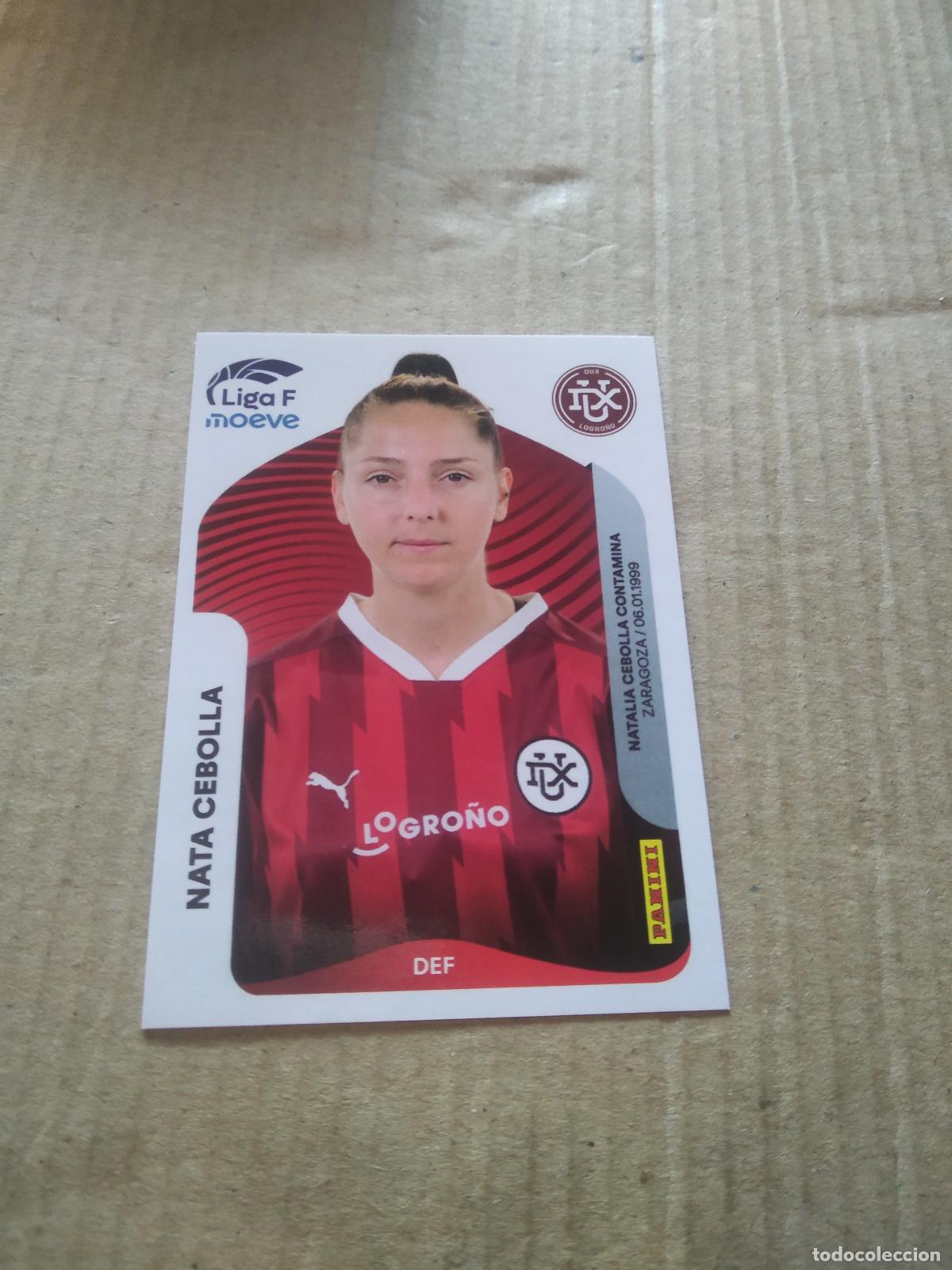 Cromos de f&uacute;tbol: 148 NATA CEBOLLA DUX LOGRO&Ntilde;O CROMO FUTBOL PANINI LIGA FEMENINA 2025-2026 LIGA F 25-26