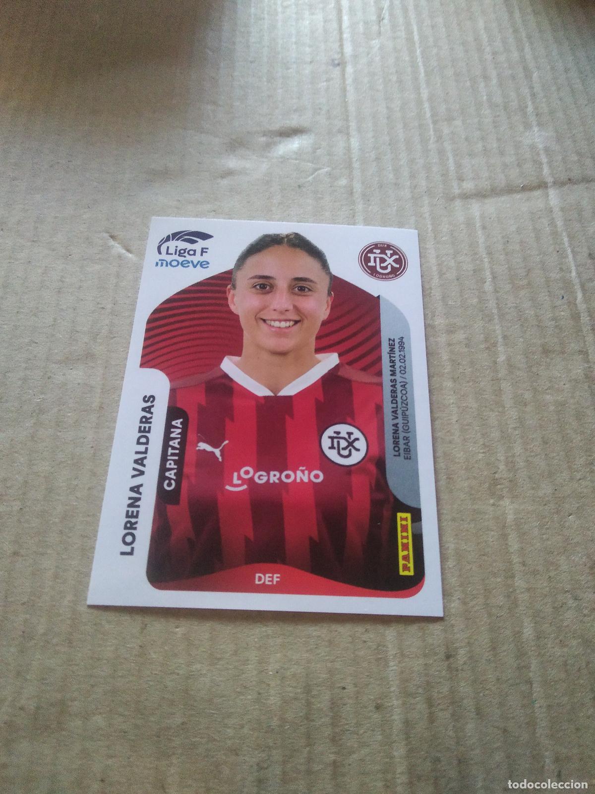 Cromos de f&uacute;tbol: 151 LORENA VALDERAS DUX LOGRO&Ntilde;O CROMO FUTBOL PANINI LIGA FEMENINA 2025-2026 LIGA F 25-26
