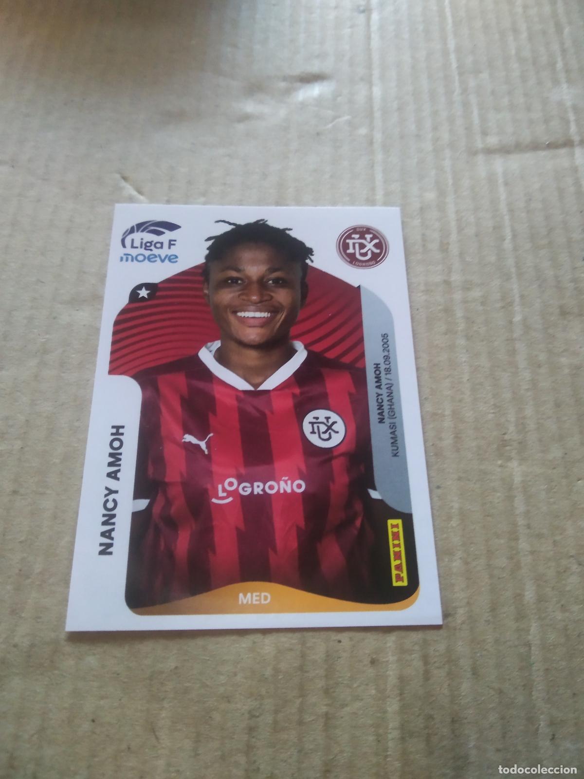 Cromos de f&uacute;tbol: 152 NANCY AMOH DUX LOGRO&Ntilde;O CROMO FUTBOL PANINI LIGA FEMENINA 2025-2026 LIGA F 25-26