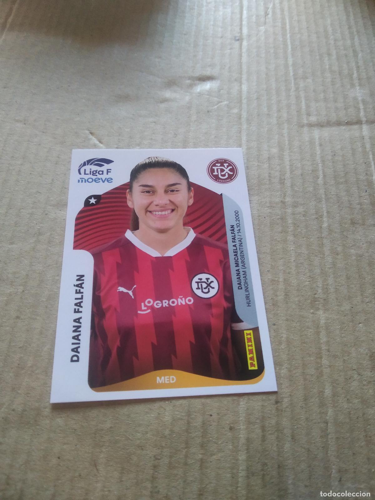 Cromos de f&uacute;tbol: 153 DAIANA FALFAN DUX LOGRO&Ntilde;O CROMO FUTBOL PANINI LIGA FEMENINA 2025-2026 LIGA F 25-26