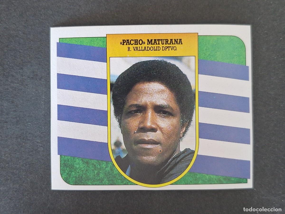 Football Stickers: L3 PACHO MATURANA ENTRENADOR REAL VALLADOLID LIGA ESTE 1991 1992 91 92 CARTON SIN PEGAR NUNCA PEGADO