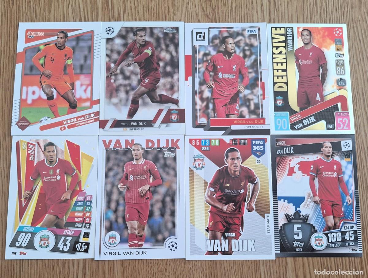 Football Stickers: Virgil Van Dijk Liverpool Nederland Topps Panini Defensive Warrior Lot 8