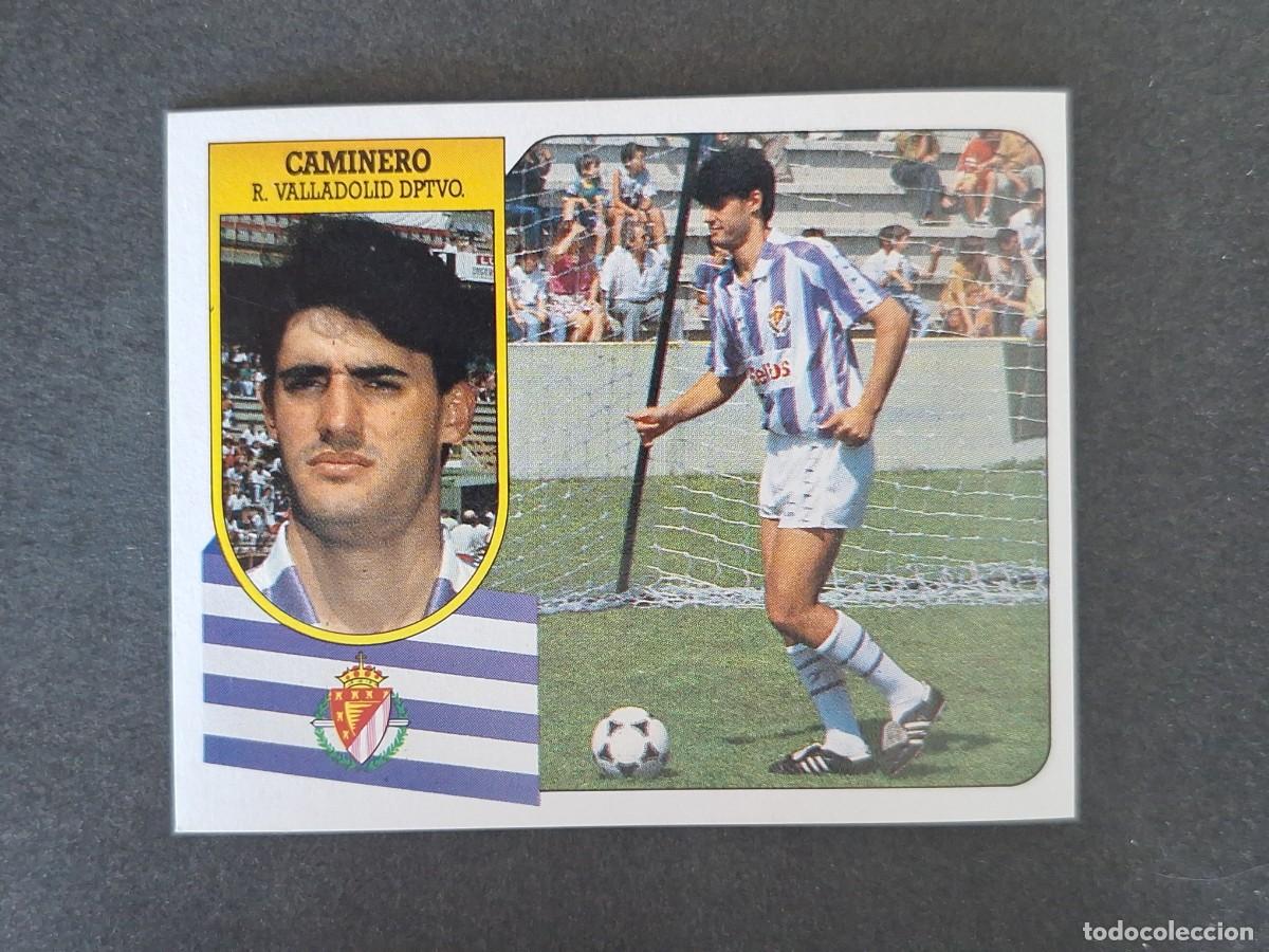 Football Stickers: L3 CAMINERO REAL VALLADOLID LIGA ESTE 1991 1992 91 92 CARTON SIN PEGAR NUNCA PEGADO