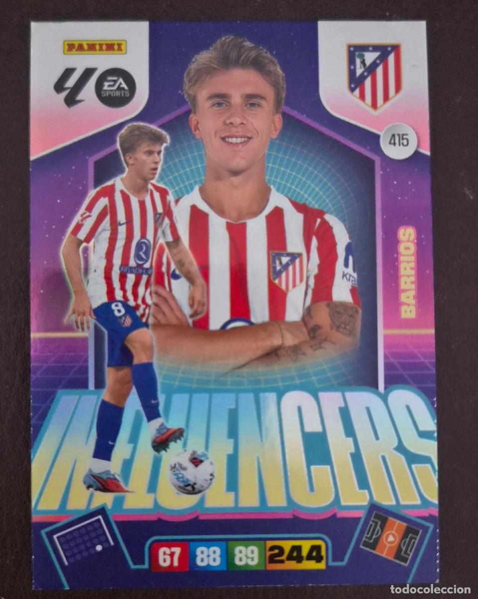 Football Stickers: 415 BARRIOS ATLETICO DE MADRID ADRENALYN 2025 2026 PANINI
