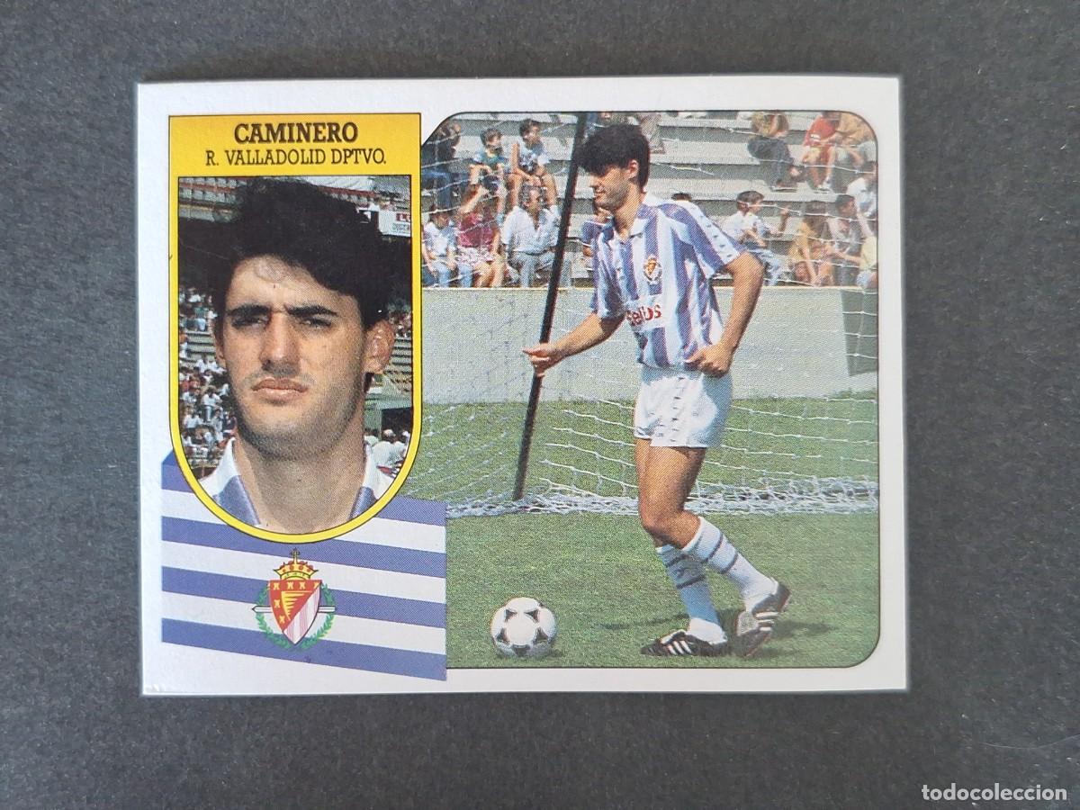 Football Stickers: L3 CAMINERO REAL VALLADOLID LIGA ESTE 1991 1992 91 92 CARTON SIN PEGAR NUNCA PEGADO