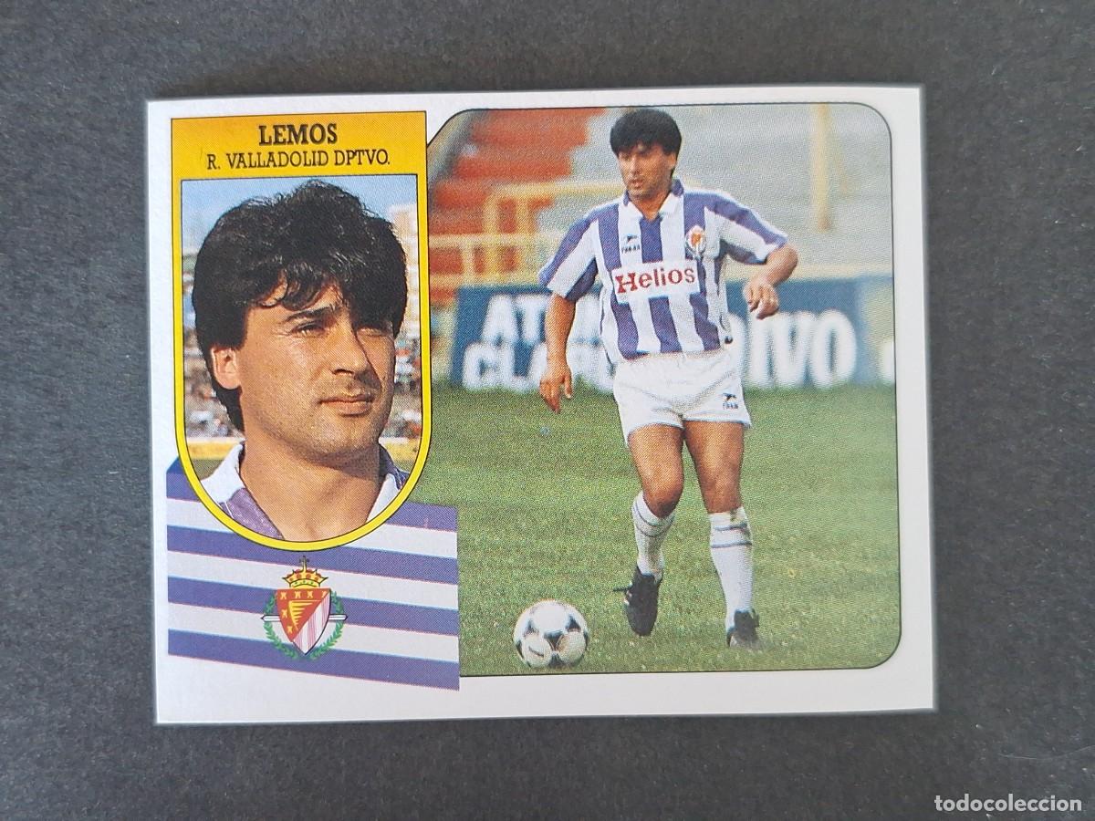 Football Stickers: L3 LEMOS REAL VALLADOLID LIGA ESTE 1991 1992 91 92 CARTON SIN PEGAR NUNCA PEGADO
