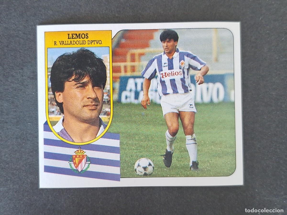 Football Stickers: L3 LEMOS REAL VALLADOLID LIGA ESTE 1991 1992 91 92 CARTON SIN PEGAR NUNCA PEGADO