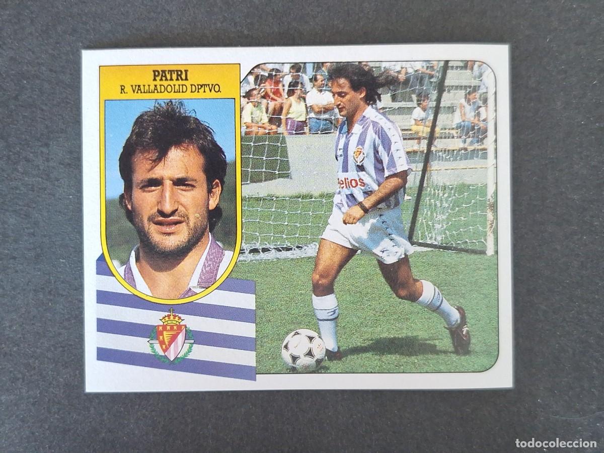 Cromos de f&uacute;tbol: L3 PATRI REAL VALLADOLID LIGA ESTE 1991 1992 91 92 CARTON SIN PEGAR NUNCA PEGADO